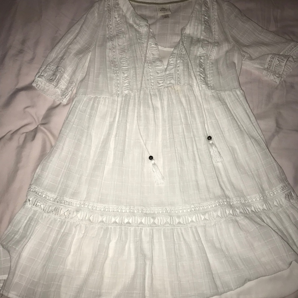 White sun dress